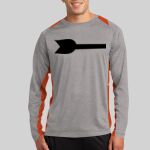 Long Sleeve Heather Colorblock Contender ™ Tee Thumbnail