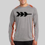 Long Sleeve Heather Colorblock Contender ™ Tee Thumbnail