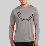 Long Sleeve Heather Colorblock Contender ™ Tee Thumbnail