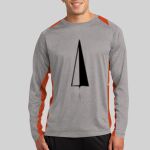 Long Sleeve Heather Colorblock Contender ™ Tee Thumbnail