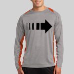 Long Sleeve Heather Colorblock Contender ™ Tee Thumbnail