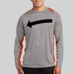 Long Sleeve Heather Colorblock Contender ™ Tee Thumbnail