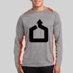 Long Sleeve Heather Colorblock Contender ™ Tee Thumbnail