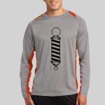Long Sleeve Heather Colorblock Contender ™ Tee Thumbnail