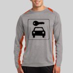 Long Sleeve Heather Colorblock Contender ™ Tee Thumbnail