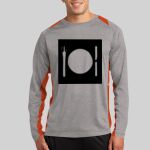 Long Sleeve Heather Colorblock Contender ™ Tee Thumbnail