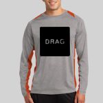 Long Sleeve Heather Colorblock Contender ™ Tee Thumbnail