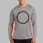 Long Sleeve Heather Colorblock Contender ™ Tee Thumbnail