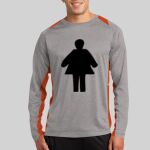 Long Sleeve Heather Colorblock Contender ™ Tee Thumbnail