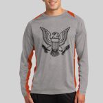 Long Sleeve Heather Colorblock Contender ™ Tee Thumbnail