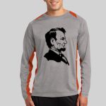 Long Sleeve Heather Colorblock Contender ™ Tee Thumbnail