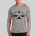 Long Sleeve Heather Colorblock Contender ™ Tee Thumbnail