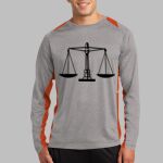 Long Sleeve Heather Colorblock Contender ™ Tee Thumbnail