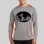 Long Sleeve Heather Colorblock Contender ™ Tee Thumbnail
