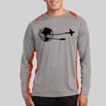 Long Sleeve Heather Colorblock Contender ™ Tee Thumbnail