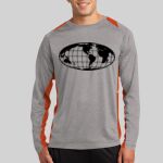 Long Sleeve Heather Colorblock Contender ™ Tee Thumbnail