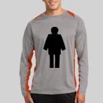 Long Sleeve Heather Colorblock Contender ™ Tee Thumbnail
