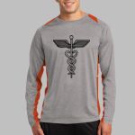 Long Sleeve Heather Colorblock Contender ™ Tee Thumbnail