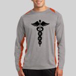 Long Sleeve Heather Colorblock Contender ™ Tee Thumbnail