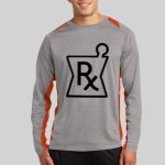 Long Sleeve Heather Colorblock Contender ™ Tee Thumbnail