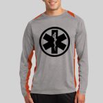 Long Sleeve Heather Colorblock Contender ™ Tee Thumbnail