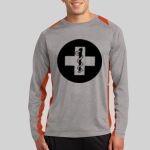 Long Sleeve Heather Colorblock Contender ™ Tee Thumbnail