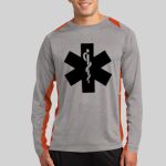 Long Sleeve Heather Colorblock Contender ™ Tee Thumbnail