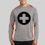 Long Sleeve Heather Colorblock Contender ™ Tee Thumbnail