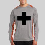 Long Sleeve Heather Colorblock Contender ™ Tee Thumbnail