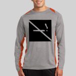 Long Sleeve Heather Colorblock Contender ™ Tee Thumbnail