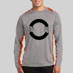 Long Sleeve Heather Colorblock Contender ™ Tee Thumbnail