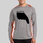 Long Sleeve Heather Colorblock Contender ™ Tee Thumbnail