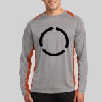 Long Sleeve Heather Colorblock Contender ™ Tee Thumbnail