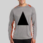Long Sleeve Heather Colorblock Contender ™ Tee Thumbnail