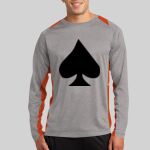 Long Sleeve Heather Colorblock Contender ™ Tee Thumbnail