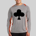 Long Sleeve Heather Colorblock Contender ™ Tee Thumbnail