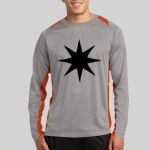 Long Sleeve Heather Colorblock Contender ™ Tee Thumbnail
