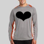 Long Sleeve Heather Colorblock Contender ™ Tee Thumbnail