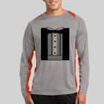 Long Sleeve Heather Colorblock Contender ™ Tee Thumbnail