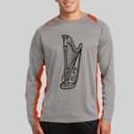 Long Sleeve Heather Colorblock Contender ™ Tee Thumbnail