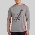 Long Sleeve Heather Colorblock Contender ™ Tee Thumbnail