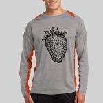 Long Sleeve Heather Colorblock Contender ™ Tee Thumbnail