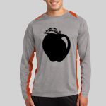 Long Sleeve Heather Colorblock Contender ™ Tee Thumbnail