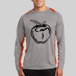 Long Sleeve Heather Colorblock Contender ™ Tee Thumbnail