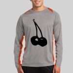 Long Sleeve Heather Colorblock Contender ™ Tee Thumbnail