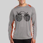 Long Sleeve Heather Colorblock Contender ™ Tee Thumbnail