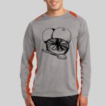 Long Sleeve Heather Colorblock Contender ™ Tee Thumbnail