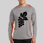 Long Sleeve Heather Colorblock Contender ™ Tee Thumbnail