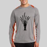 Long Sleeve Heather Colorblock Contender ™ Tee Thumbnail