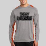 Long Sleeve Heather Colorblock Contender ™ Tee Thumbnail